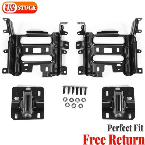Left Driver & Right Passenger Front Bumper Brackets For Dodge Ram 1500 2013-2022