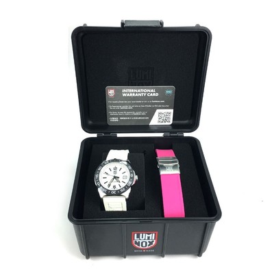 Pre-owned Luminox Men's  Pacific Diver Ripple 39mm Steel Dive Watch Xs.3128m.set