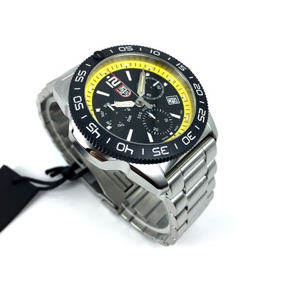 Pre-owned Luminox Men's  Pacific Diver Chronograph Steel Swiss Watch Xs.3145.m