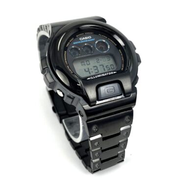 Casio G-Shock DW6900 Mod Full Custom Metal Case and Bracelet Black