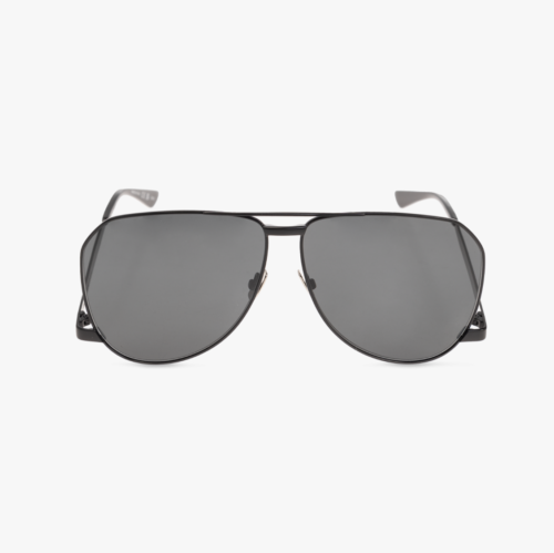 Pre-owned Saint Laurent Yves  Sl-690-dust-001 Black Sunglasses
