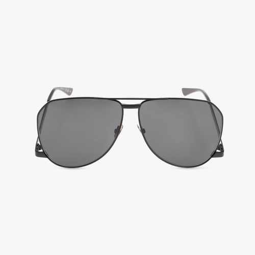 Pre-owned Saint Laurent Yves  Sl-690-dust-001 Black Sunglasses