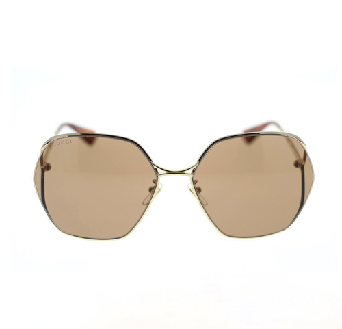 GUCCI GUCCI GG0818SA - 002 BROWN SUNGLASSES