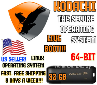 Kodachi 8.27 Anonymous Internet 64 Bit Live Boot Install Linux Defensive OS