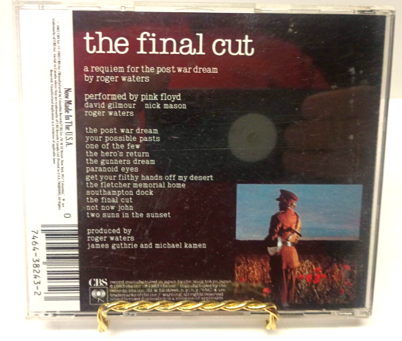 Pink Floyd ファイナル・カット レコード　見本盤 Pink Floyd – The Final Cut – CD (Paper Sleeve, Album