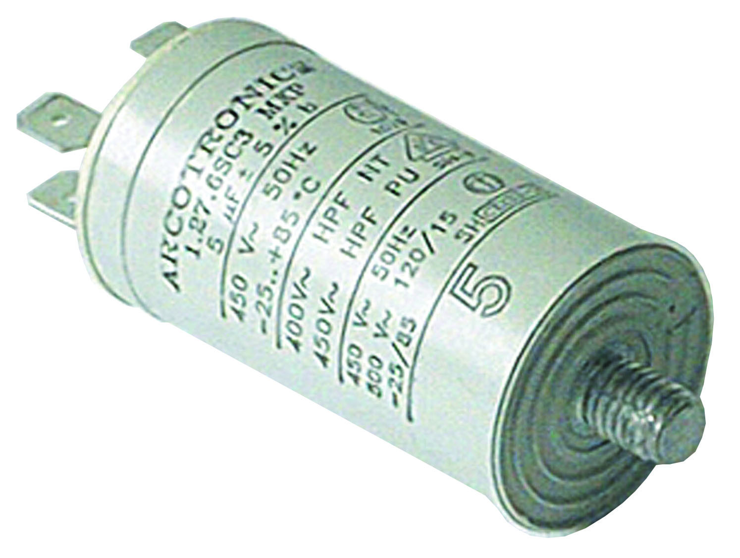 5uf µF microfarad Dishwasher Motor Capacitor for Indesit DW9SUK