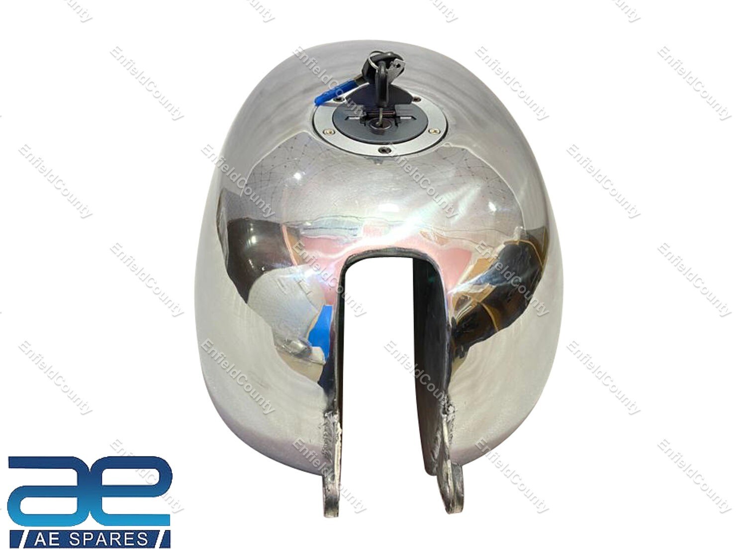 For Velocette Thruxton Aluminium Alloy Gas Petrol Fuel Tank With Cap  