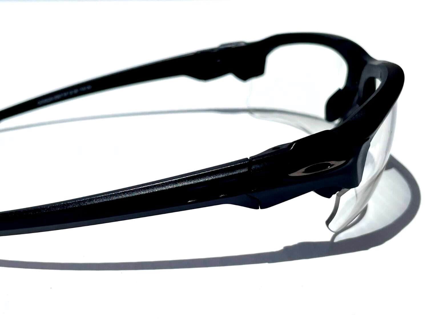 Pre-owned Oakley Si Speed Jacket Matte Black Frame Clear Tr22/tr45 Lens Sunglass 9228-05