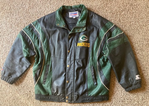VTG 90s NFL Starter PRO-LINE Green Bay PACKERS Full-Zip