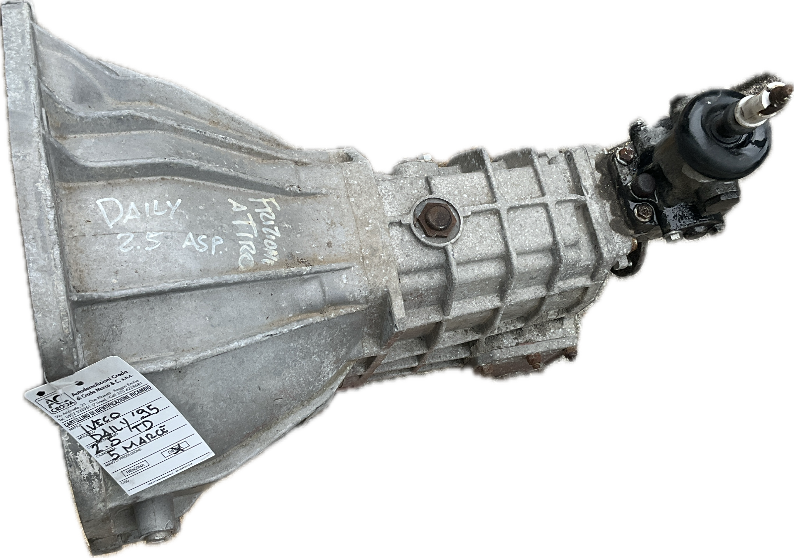 Cambio manuale IVECO DAILY 2.5 turbo diesel 5 marce anno dal 1990 frizione tiro