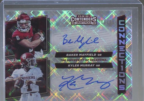 2019 Panini Contenders Draft Picks Baker Mayfield Kyler Murray #15