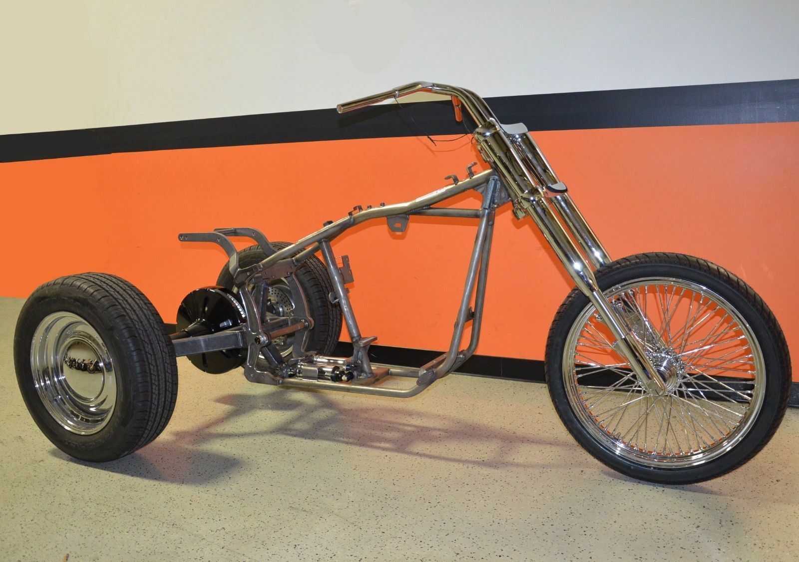 Custom Trike Softail Bobber Chopper Frame Rolling Chassis