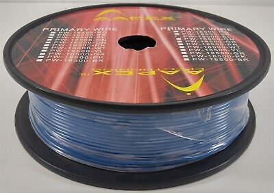Aapex PW18500-BL High Performance Primary Wire 500 Foot 18 Gauge - BLUE