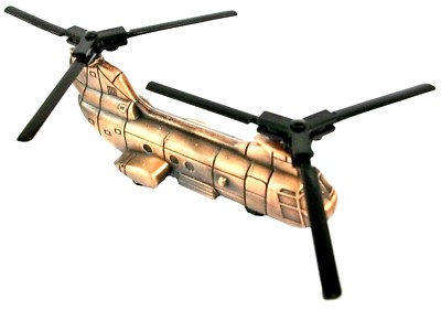 CH-47 Chinook Die Cast Metal Collectible Pencil Sharpener 
