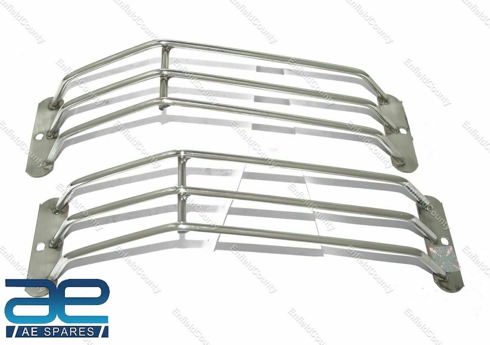 Pair Front Indicator Turn Light Grill Protector Stone Guard 3 Wheel Tuk Tuk  