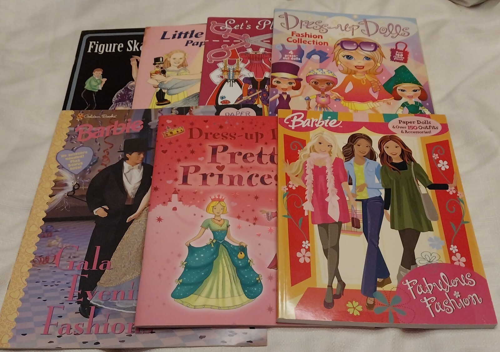 7 Full Color Paper Dolls Dress Up & Cut Out Books (See 7 Full Color Paper Dolls Dress Up & Cut Out Books (See