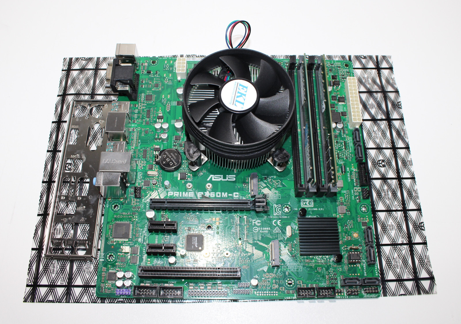 CPU i5 8500 b360 M RAM 16gb ASUS PRIME B360M-C/CSM LGA1151 MicroATX MB w/ Intel i5-8500