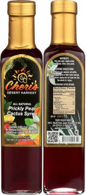 Prickly Pear Cactus Syrup - 12 oz - Sweet Flavor Made From Real 1 Bottle 