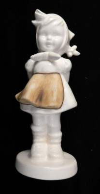   SIGNED & DATED  M.I.HUMMEL RARE UNPAINTED ''WHICH HAND'' HUM. #258 Sample White