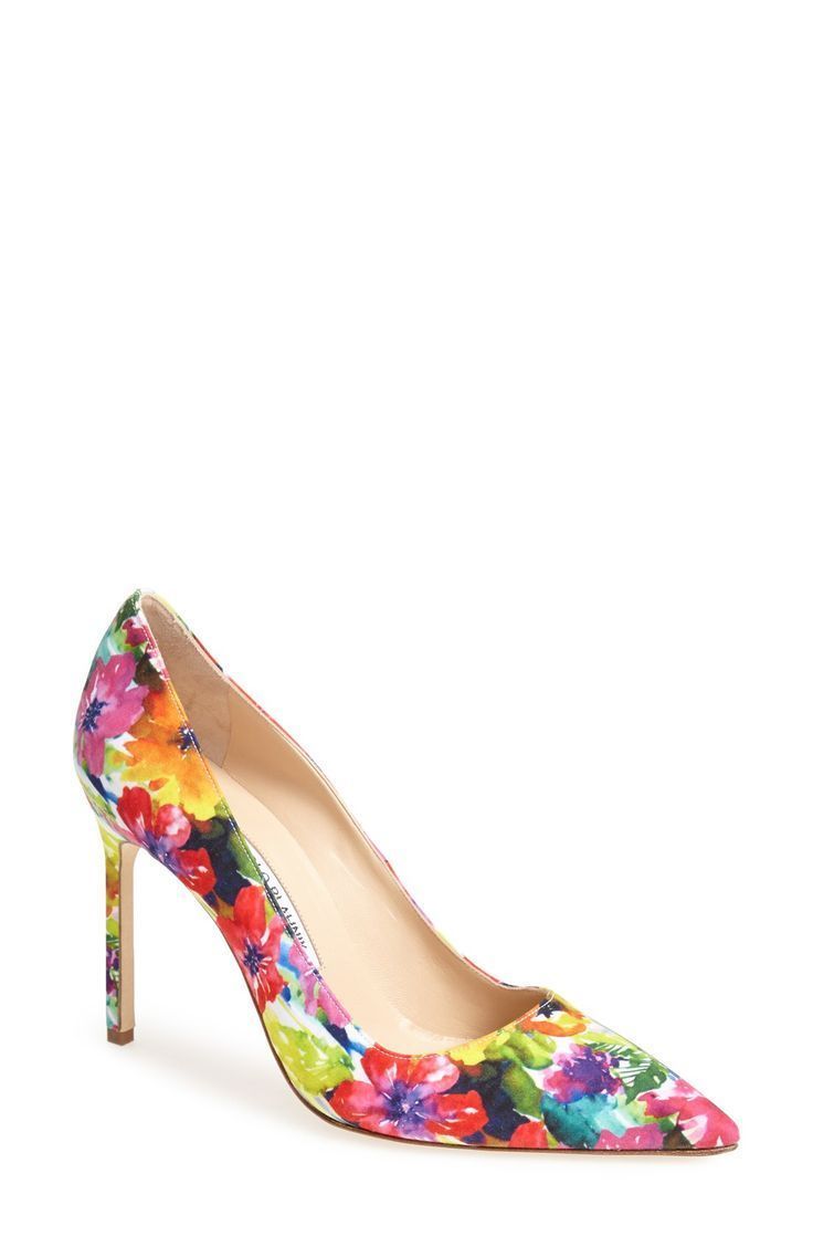 Manolo Blahnik Women's Floral Heels