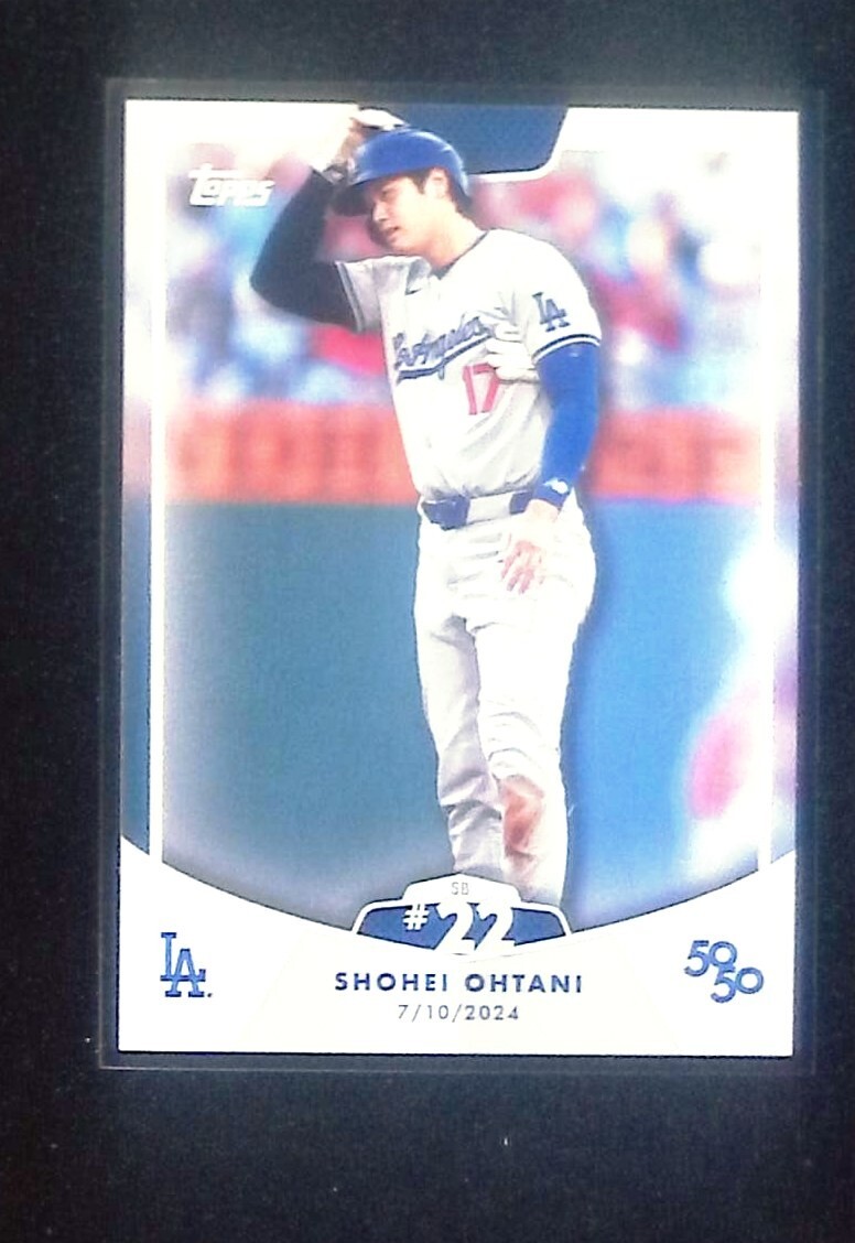 Shohei Ohtani 2024 Topps Shohei Ohtani 50/50 Card #50 SB #22