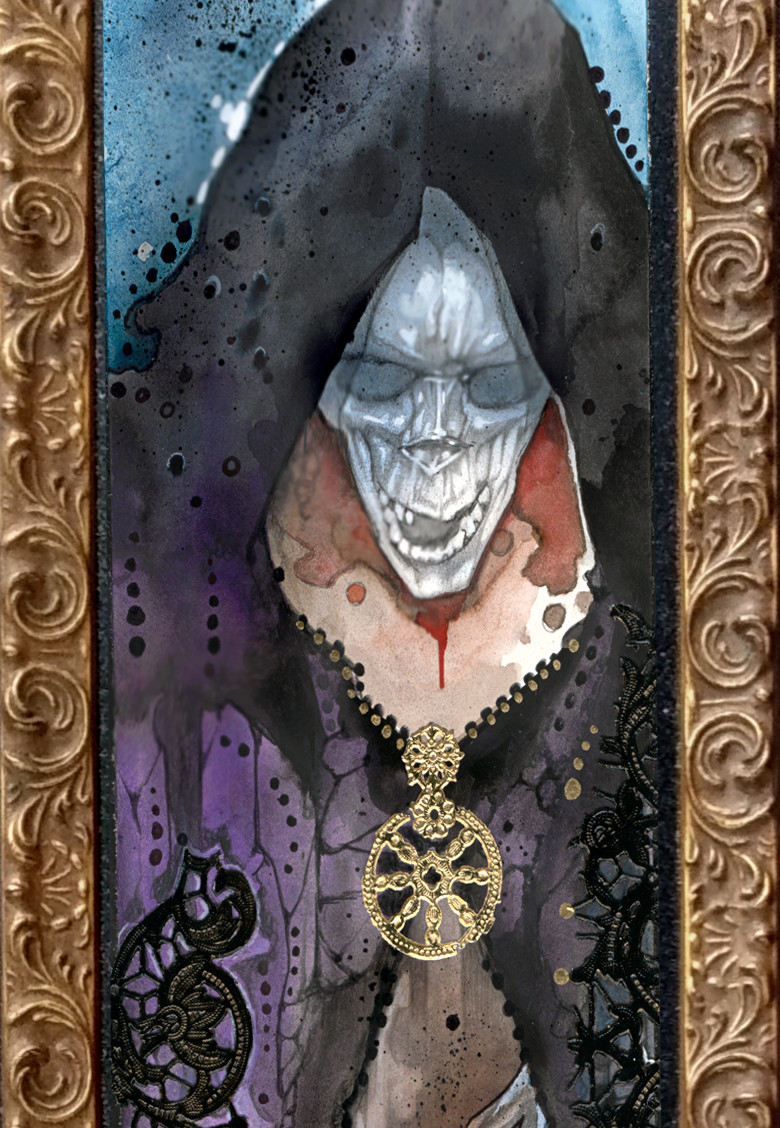 DEATH by DESIGN- Tom Fleming FINE ART PAINTING