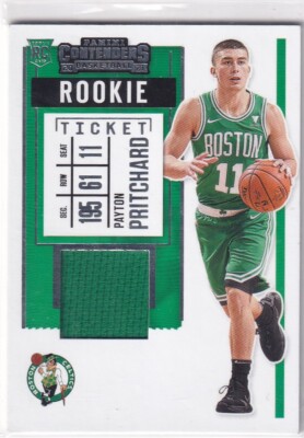 2020-21 Panini Contenders NBA No. RS-PPC Payton Pritchard Patch Récupération