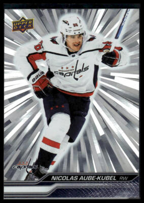 Nicolas Aube-Kubel 2023-24 Upper Deck Outburst Silver #439 Washington Capitals