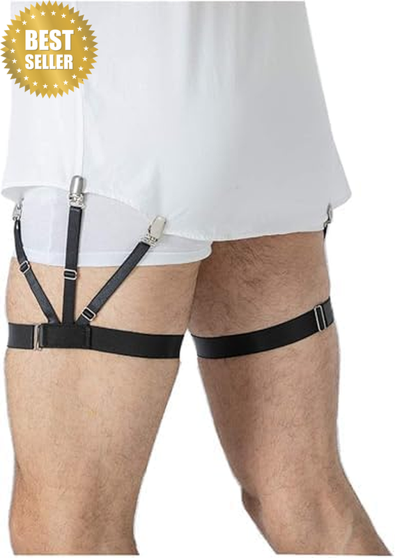 Shirt Stays for Men Shirttail Holder Men'S Dress Shirt Garters Keep Your Shirt T
