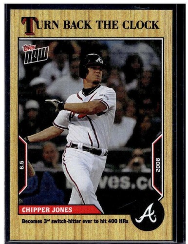 2022 Topps Now Turn Back the Clock - Chipper Jones #67