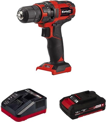Einhell TE-CD Power X-Change 18-Volt Kit (W/ 1.5-ah Battery + Fast Charger) 
