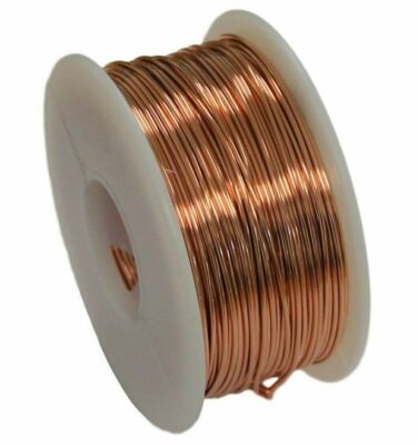 Solid Copper Round Wire ( 1/2 Lb. Spool ) Choose Gauge & Temper / 10 To 30 Ga