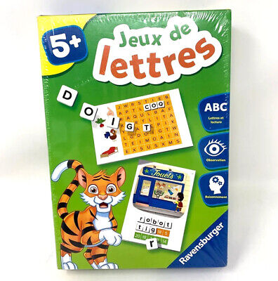Ravensburger Jeux De Lettres French Game Educational Letter Code/Crossword Toy