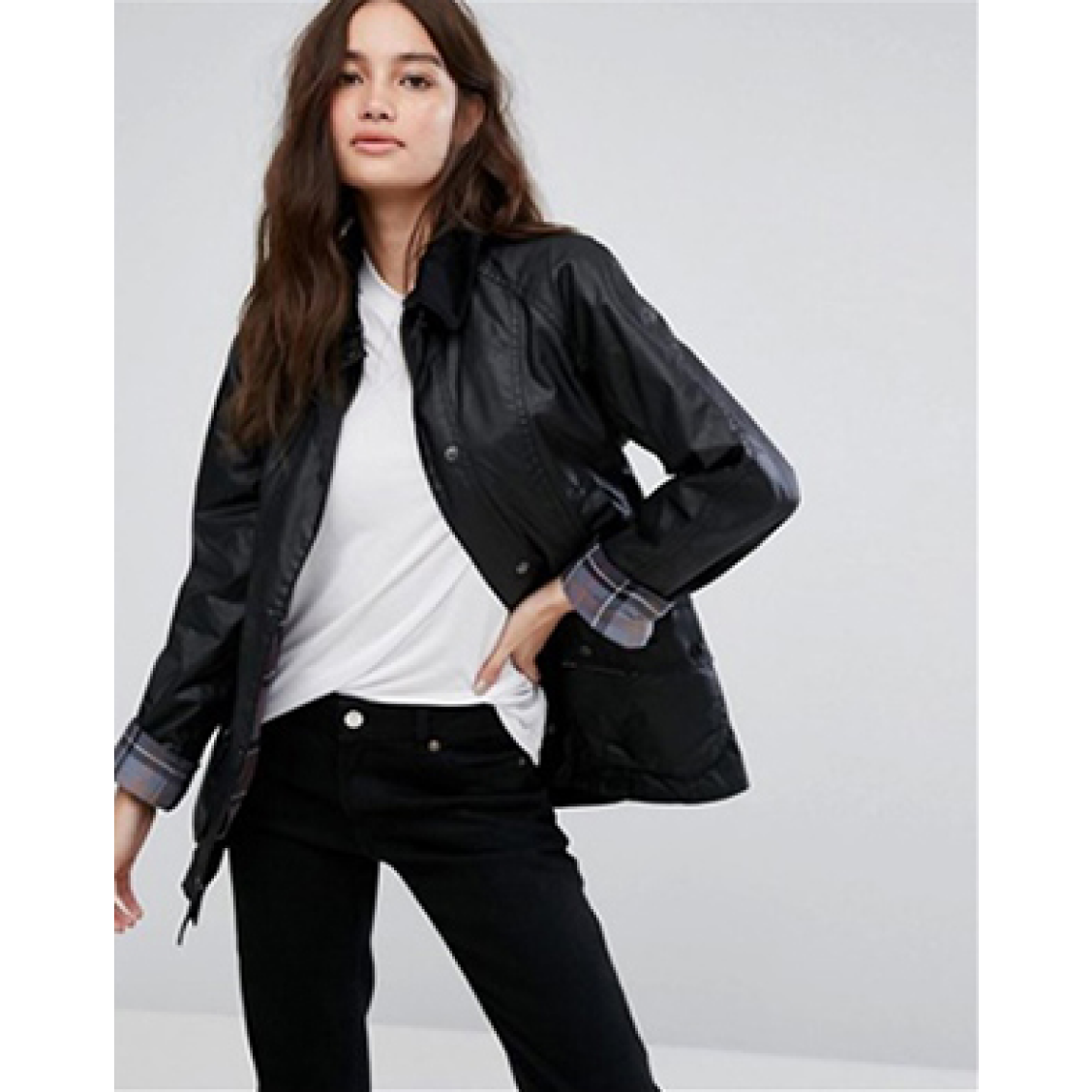Pre-owned Barbour Beadnell Wax Jacket / 3 Colors In Black
