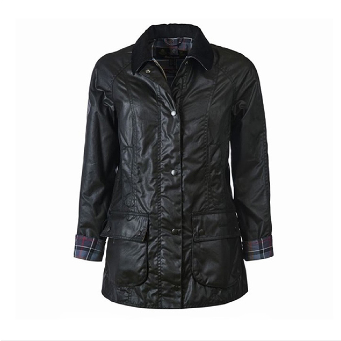 Pre-owned Barbour Beadnell Wax Jacket / 3 Colors In Black