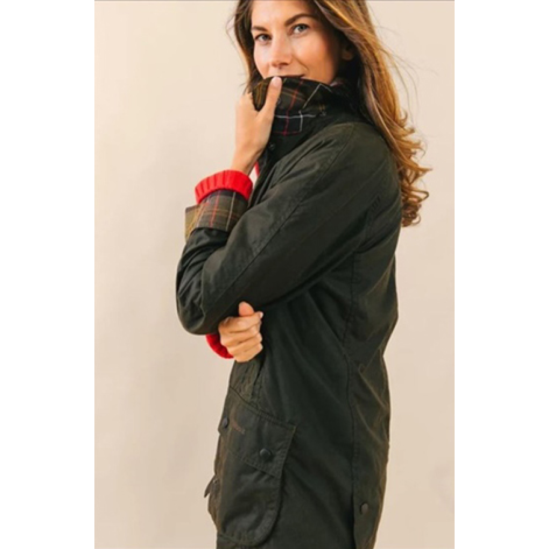 Pre-owned Barbour Beadnell Wax Jacket / 3 Colors In Black