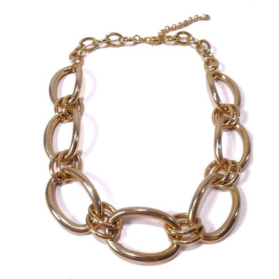 Banana Republic Aureus + Argent Antique Gold Herloom Link Necklace NWT 89