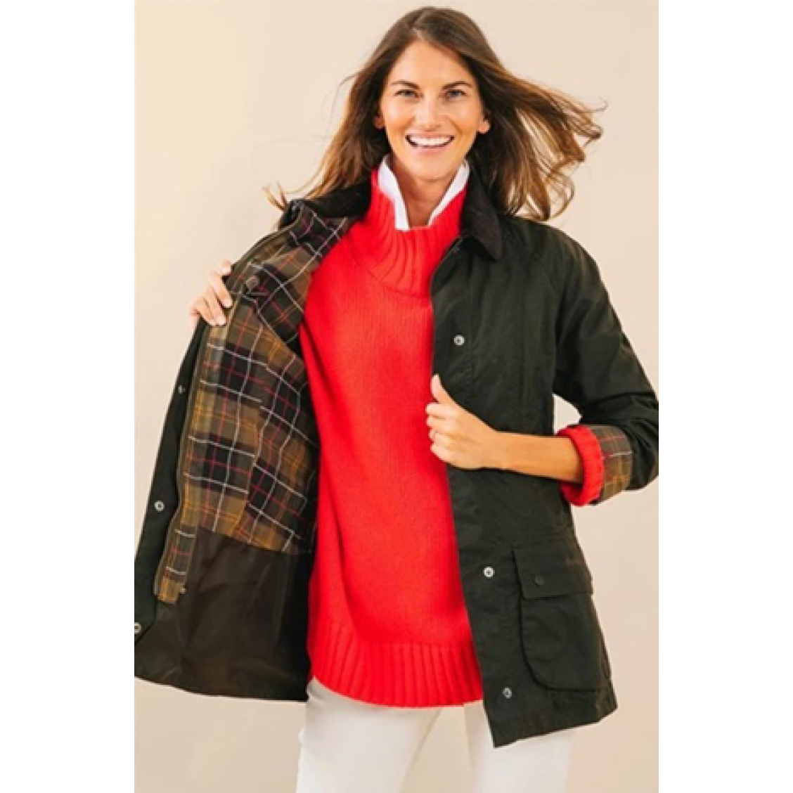 Pre-owned Barbour Beadnell Wax Jacket / 3 Colors In Black
