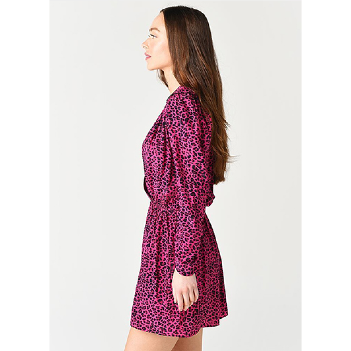 Pre-owned Zadig & Voltaire Reveal Print Leo / Sjcp0412f In Pink