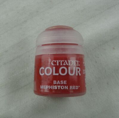 Citadel Base Paint: Mephiston Red by Games Workshop GAW21-03