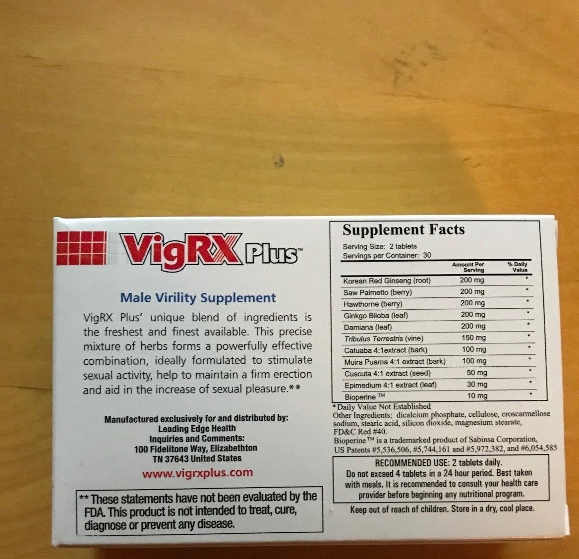 VigRX Plus 1 Month Male Enhancement Enlargement Performance pills * Authentic *