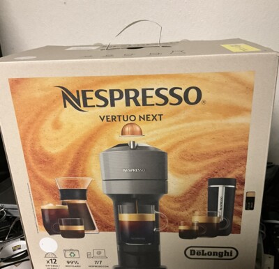 Nespresso Vertuo Next Coffee & Espresso Machine - CHROME (ENV120C) NEW in BOX