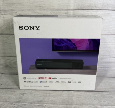Sony BDP-S6700 4K Upscaling Blu-ray Player - Black New **No Cord***