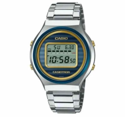 Pre-owned Casio Trn-50ss-2ajr Watch 50th Anniversary Tron Quartz Men's Watch Box Jpn