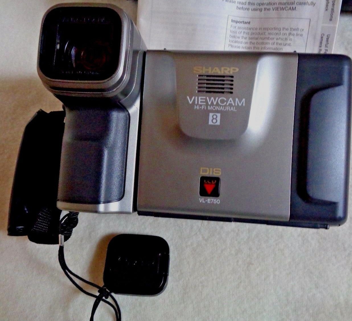 SHARP　VL-HL50　VIEWCAM　Hi8　8mm対応 Sharp Hi8 NTSC Viewcam Camcorder - Video Transfer (VL-AH50U