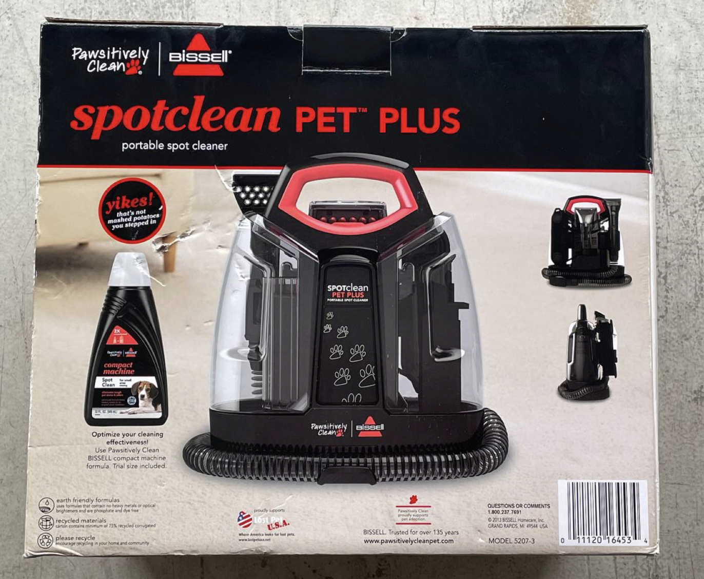 Моющий пылесос New Bissell Portable Pet 