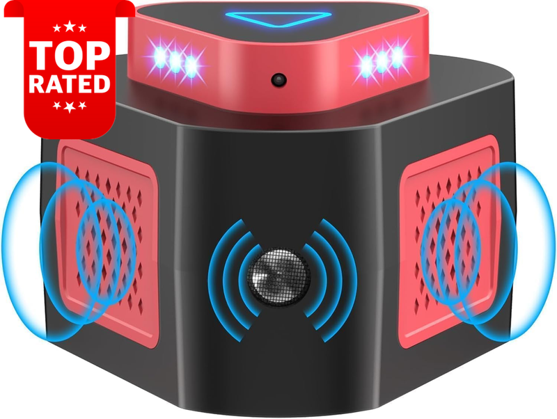 Indoor Ultrasonic Pest Repeller 4 Modes Plug In Mice Roach Fly Insect Control