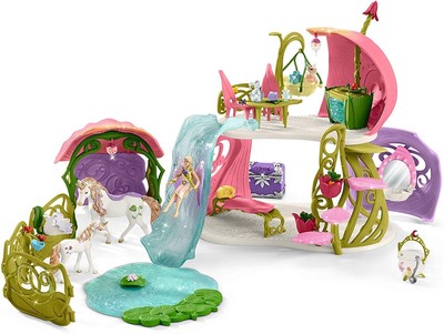 Schleich Bayala Glittering Flower House Playset 42445