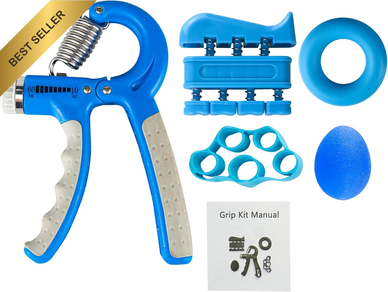 Hand Gripper Set of 5, Finger Exercise Equipment Hand Grip for Gym, Hand Grip St