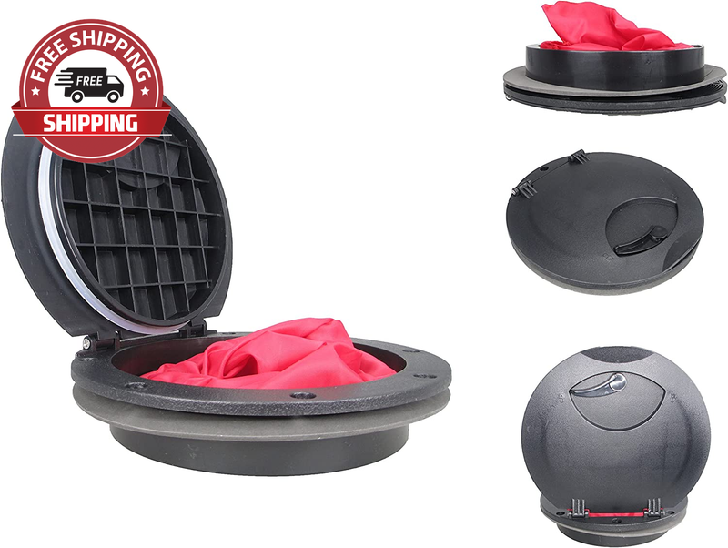 Canoe Fishing Rigging Sailing Heavy Duty 6'' Waterproof Deck Plate Ha